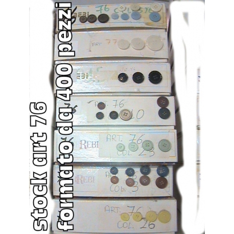 STOCK BOTTONI VARI ART.76 N° 400