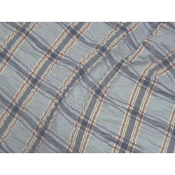 SCAMPOLO CM 100X128 SCOZZESE GOFFRATO CELESTE - D20