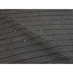 CR 323 DOPPIONE ORGANZA GRIGIO MICRO PAILLETTES