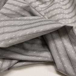 TESSUTO COTONE RIGATO BARRE' B391