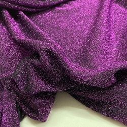 MAGLINA LUREX NERO FUXIA SCURO