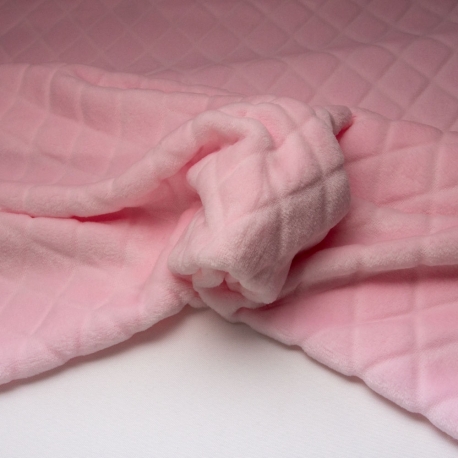 PILE CINIGLIATO ROMBI ROSA H012