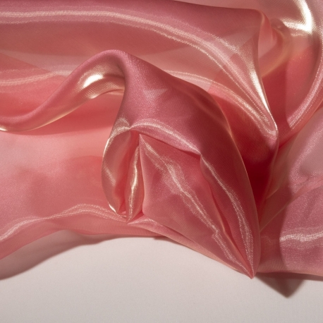 SCAMPOLO CM 80X150 ORGANZA LUCE FUXIA/ORO