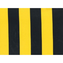 SCAMPOLO CM 120X150 HIPPYE 71 RIGA GIALLO NERO 