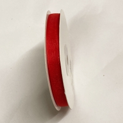 Nastro Organza Rosso 10mm x 50mt: Vivacità e Passione in Ogni Dettaglio