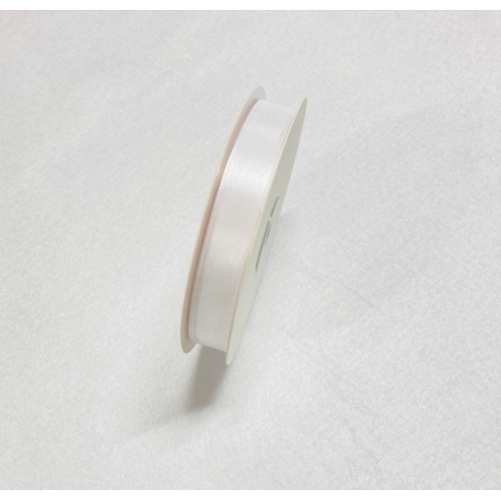 Doppio Raso Bianco da 15mm - Bobina da 50 Metri: Eleganza e Versatilità per Ogni Occasione