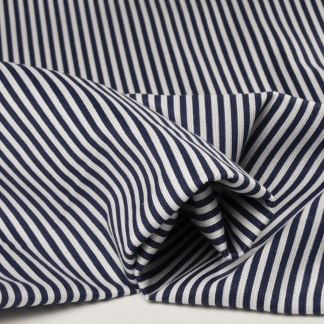 PIQUET STAMPATO 41 RIGA BLU SCURO