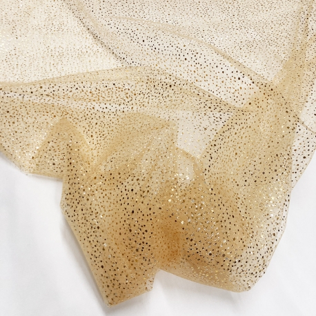 TULLE MAGIC BRILLANTINI ORO