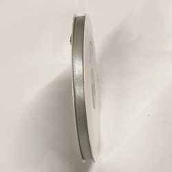 Doppio Raso Argento da 6 mm - Bobina da 50 Metri: Stile e Sofisticatezza per Ogni Occasione