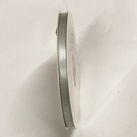 Doppio Raso Argento da 6 mm - Bobina da 50 Metri: Stile e Sofisticatezza per Ogni Occasione