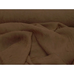 GEORGETTE STROPICCIATO MARRONE