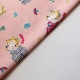 TESSUTO COTONE FANTASIA BABY LUPETTO ROSA