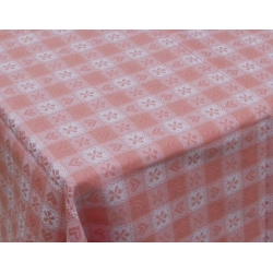 SCAMPOLO CM 90X150 TESSUTO TOVAGLIA TIROLESE ROSA