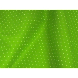 PANNOLENCI STAMPATO N 440 VERDE ACIDO POIS BIANCHI