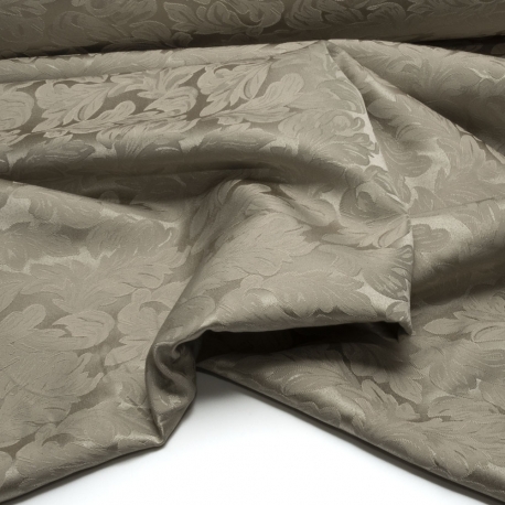 RASO JACQUARD DAMASCATO TORTORA H. CM 280