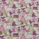 SCAMPOLO CM 140X140 TESSUTO COTONE FANTASIA MADEMOISELLE ROSA