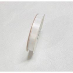 Doppio Raso Bianco da 15mm - Bobina da 50 Metri: Eleganza e Versatilità per Ogni Occasione