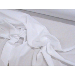 SCAMPOLO CM 80X145 3956 CREPE GEORGETTE STRETCH BIANCO 