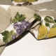 SCAMPOLO CM 180X140 TESSUTO LINO FANTASIA NATURALE 