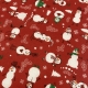 SCAMPOLO CM 65X140 TESSUTO COTONE FANTASIA NATALE 3