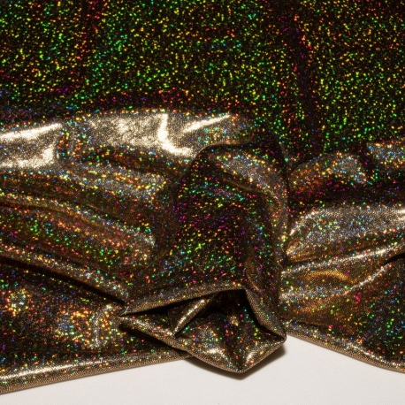 SCAMPOLO CM 45X145 DX43134 MAGLINA STRETCH ORO NERO