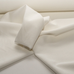 VELLUTO COSTE 2000 RIGHE BIANCO SETA