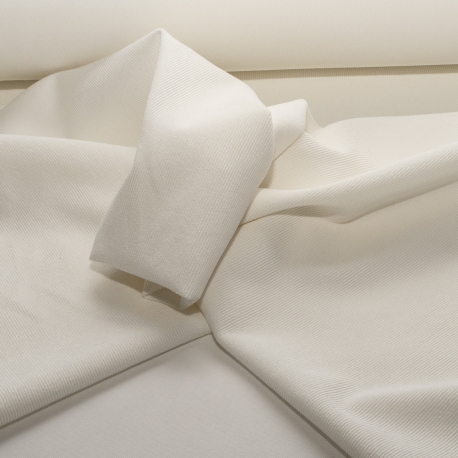 VELLUTO COSTE 2000 RIGHE BIANCO SETA