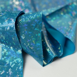 SCAMPOLO CM 90X150 LYCRA PUNTINI 12 TURCHESE