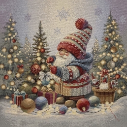 GOBELIN GNOMO DECORATORE CM. 47X47