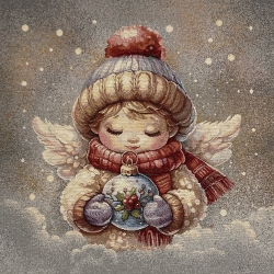 GOBELIN ANGELO DELLA NEVE CM. 47X47