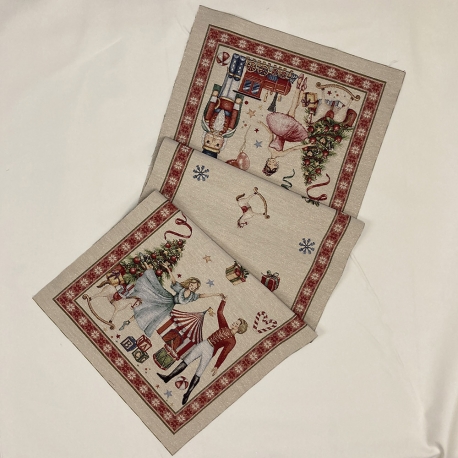 RUNNER BALLO DI NATALE CM. 140X47