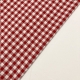 TESSUTO FANTASIA SCACCHI ROSSO H. 280 CM