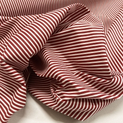 SCAMPOLO CM 35X140 TESSUTO COTONE RIGA ROSSA