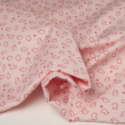 SCAMPOLO CM 20X150 PIQUET STAMPATO DIS. 353 PAPERELLE ROSA