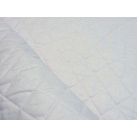 SCAMPOLO CM 75X150 TRAPUNTA COTONE 642 DOUBLE FACE BIANCA