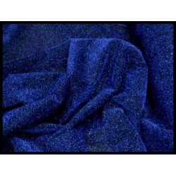 SCAMPOLO CM 40X150 MAGLINA LUREX BLUETTE NERO 