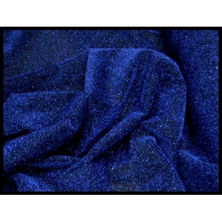SCAMPOLO CM 40X150 MAGLINA LUREX BLUETTE NERO 