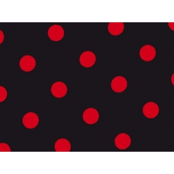 SCAMPOLO CM 60X150 HIPPYE 16 NERO POIS ROSSO