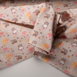 SCAMPOLO CM 55X140 TESSUTO COTONE FANTASIA GUFETTI 