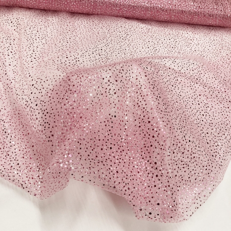 TULLE MAGIC BRILLANTINI ROSA