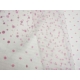 SCAMPOLO CM 90X150 TULLE FLOCCATO ROSA POIS ROSA