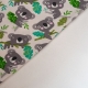 SCAMPOLO CM 70X160 JERSEY BISTRETCH FANTASIA KOALA VERDE