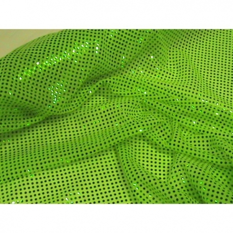 SCAMPOLO CM. 75x100 PAILLETTES VERDE FLUO