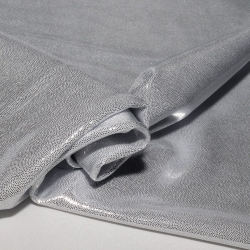 SCAMPOLO CM 25X150 LYCRA MICRO 1 BIANCO ARGENTO