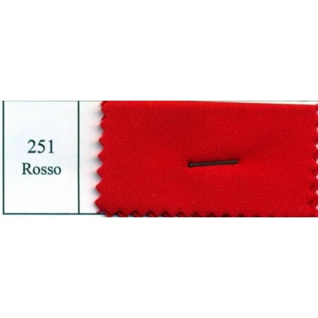 SCAMPOLO CM. 65X150 LYCRA LUCIDA 251 ROSSO