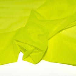 SCAMPOLO CM 85X150 TULLE STRETCH GIALLO FLUO