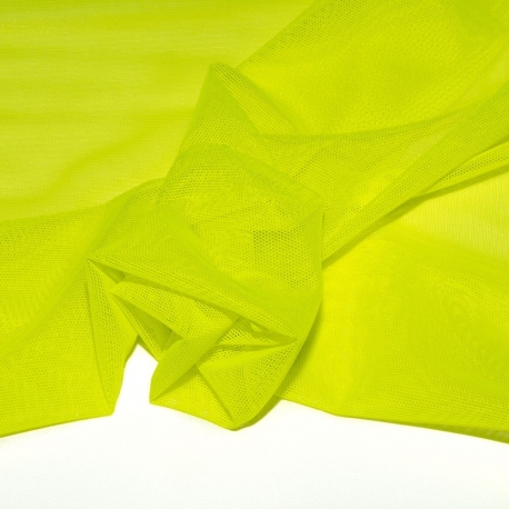 SCAMPOLO CM 85X150 TULLE STRETCH GIALLO FLUO